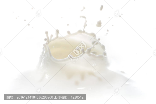 牛奶濺