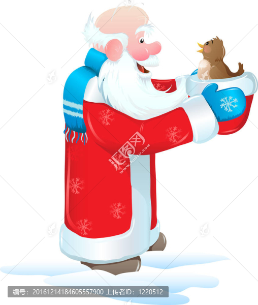 Santa和小鳥