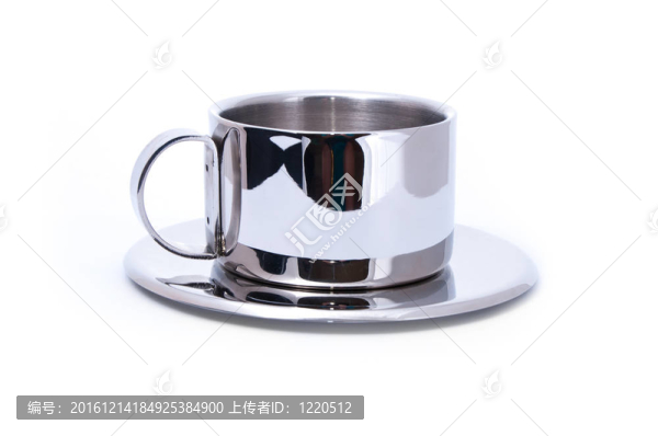 白底銀杯