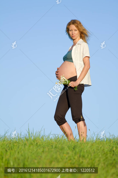 草原孕婦