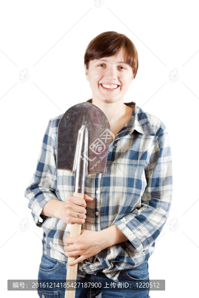 快樂女人與黑桃