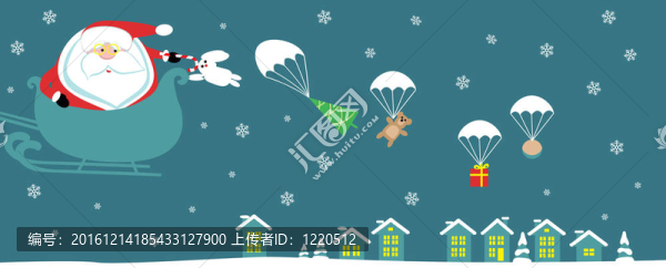 Cartoon,Santa與貝爾花招