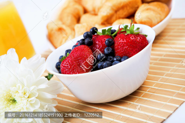 早期的早餐。