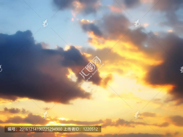傍晚的天空