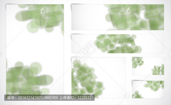 具有抽象背景的橫幅