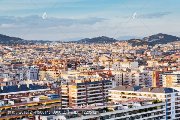 巴塞羅那市全景