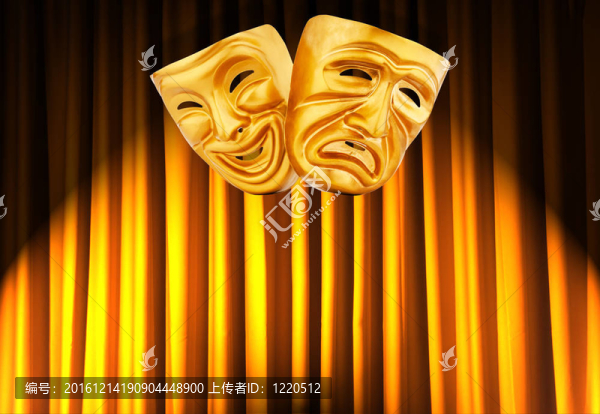 帶面具的戲劇表演概念