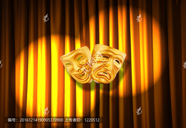 帶面具的戲劇表演概念