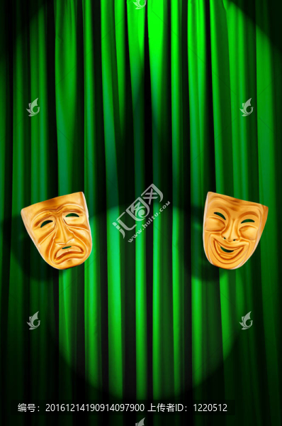 帶面具的戲劇表演概念