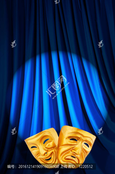 帶面具的戲劇表演概念