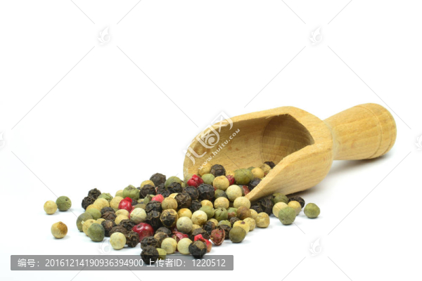 Pepper,corns和勺