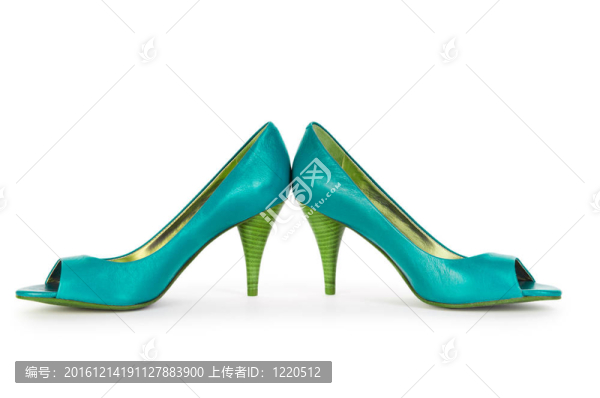 時尚概念中的女鞋