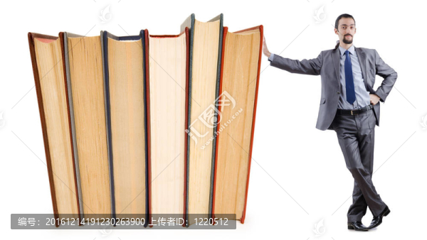 商人與白色書籍