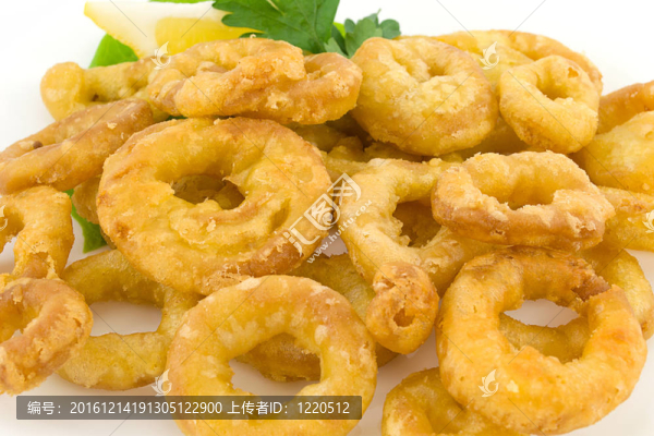 炸魷魚(yú)和檸檬