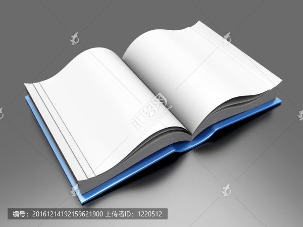 打開的書