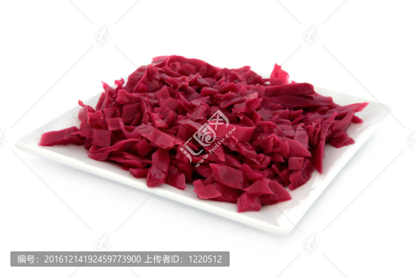腌紅白菜