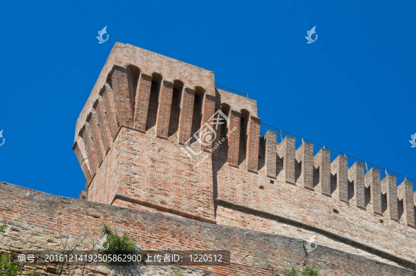威尼斯堡壘。今年。Emilia,Romagna。意大利.