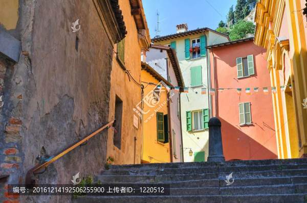 小巷。今年。Emilia,Romagna。意大利.