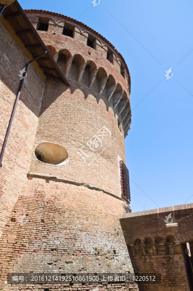 斯福爾扎城堡。多扎。Emilia,Romagna。意大利.