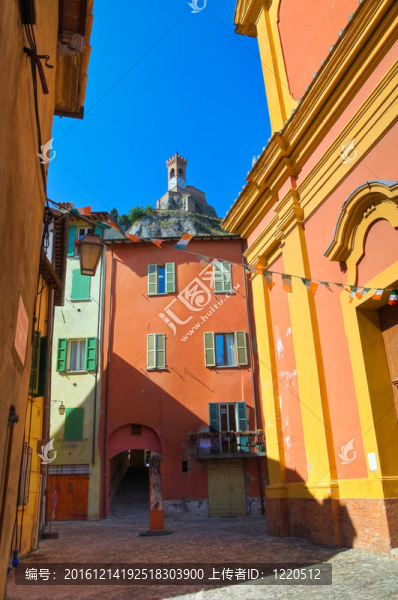 小巷。今年。Emilia,Romagna。意大利.