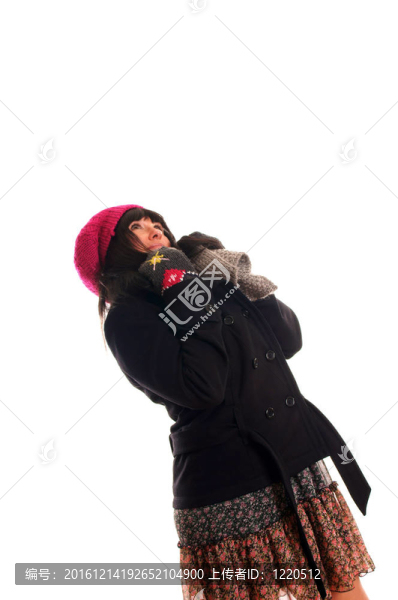 穿冬衣的女人