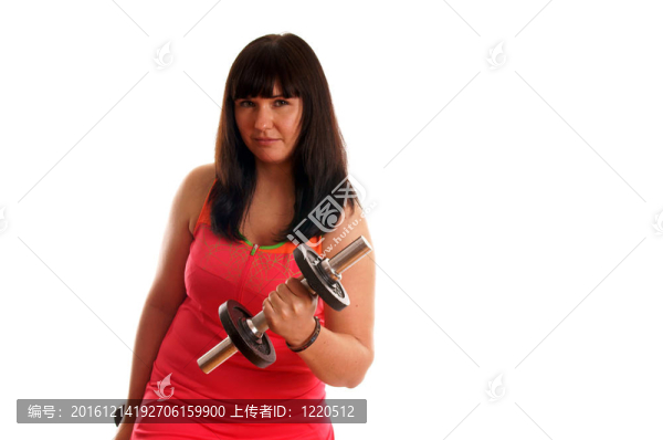 女孩的訓(xùn)練hantels