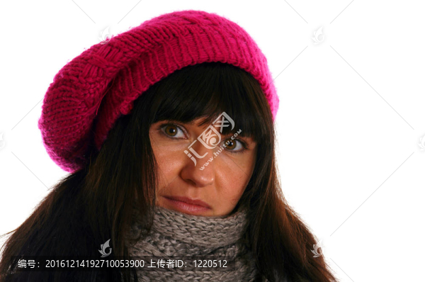 穿冬衣的女人