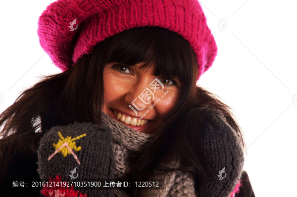 穿冬衣的女人