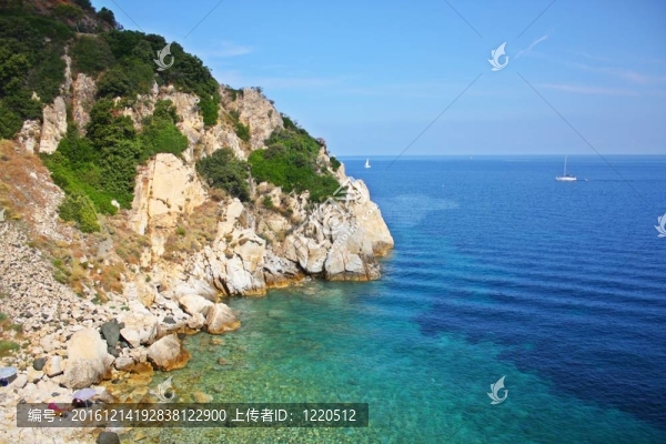 Elba島的海灘