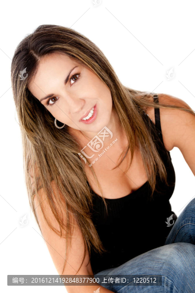 美女的微笑