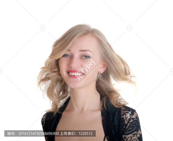 開朗的金發(fā)女郎
