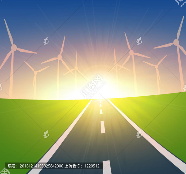 風(fēng)力渦輪機(jī)的景觀