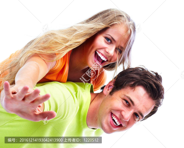 幸福的夫婦。