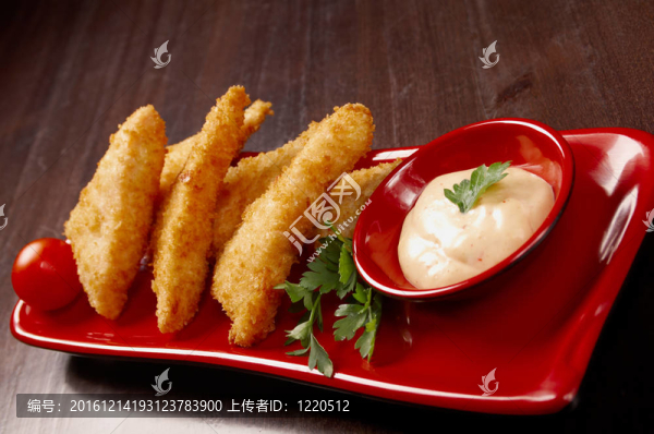 日本天婦羅三文魚。