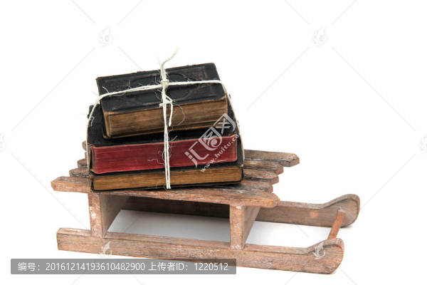 書上雪橇堆