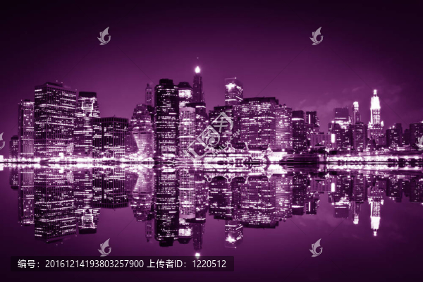 曼哈頓市中心；紐約