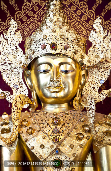 緬甸風(fēng)格的Golden,Buddha。
