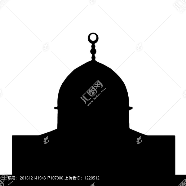圓頂?shù)膸r石剪影