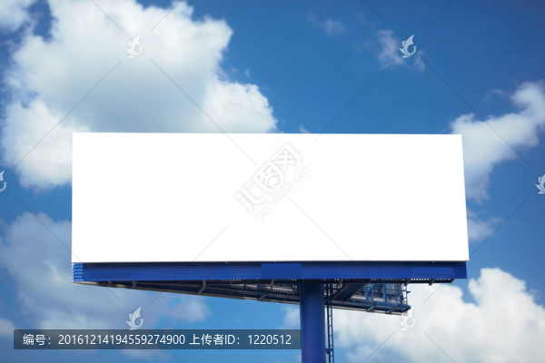 空白廣告牌