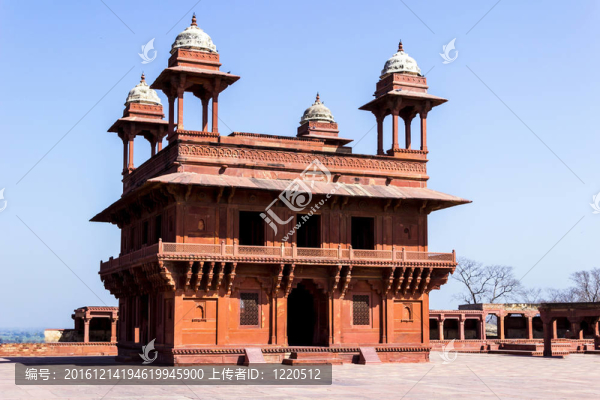 Fatehpur,Sikri；印度；由偉大的莫臥兒皇帝；阿克巴