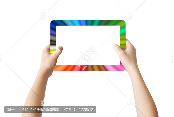 手持彩色框架