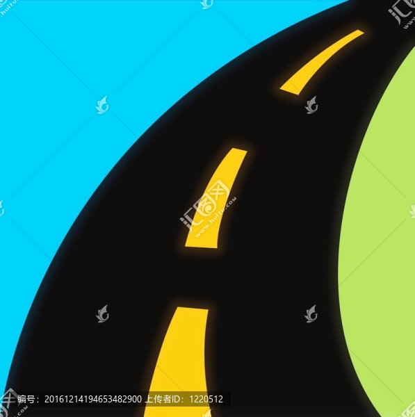 空無一人的道路