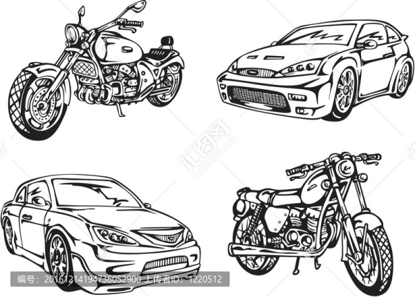 汽車和摩托車