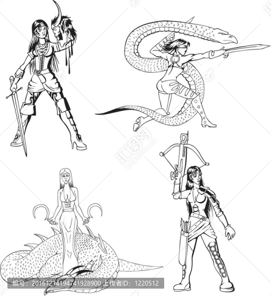 危險的幻想Amason女孩