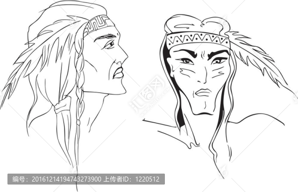 美國印第安人的面孔