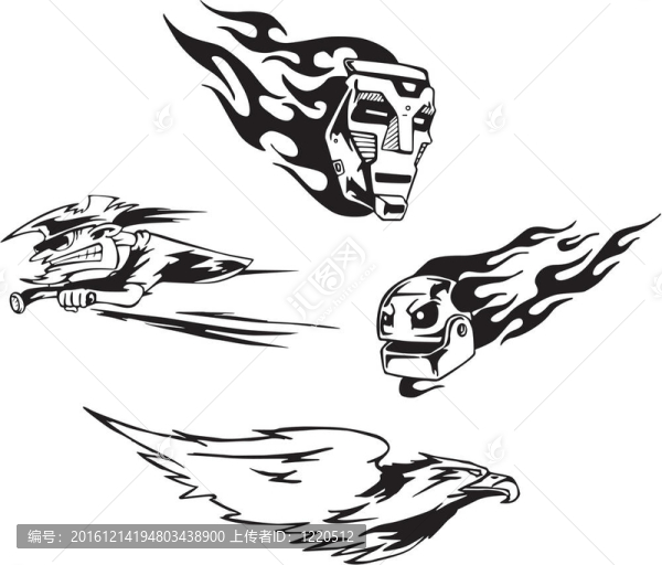 雜aerographics設(shè)計(jì)紋身