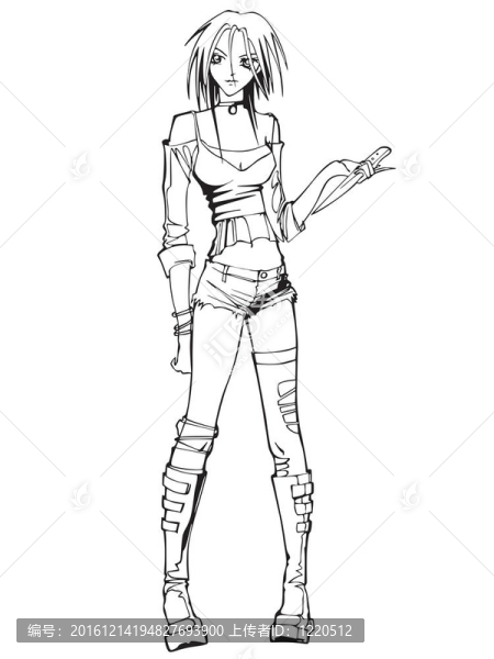 美麗的少女與刀