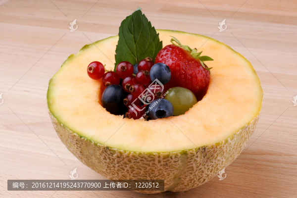 甜瓜中的各種水果
