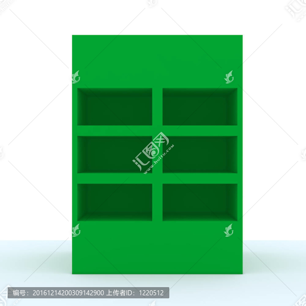 綠色書架