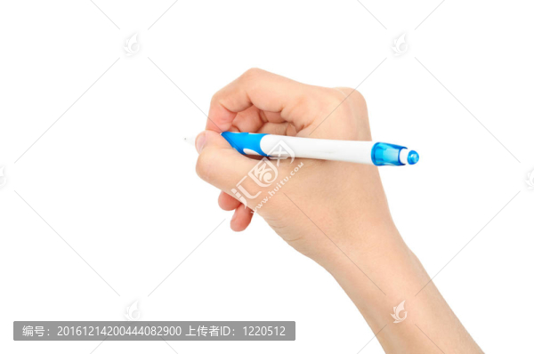 在手的鋼筆圓珠筆